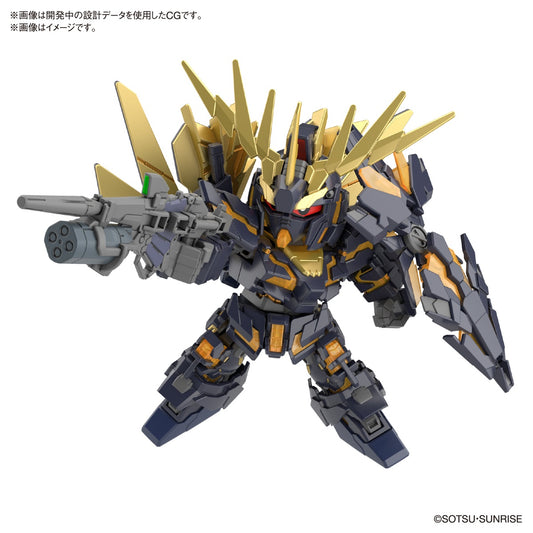 [PRE-ORDER] SD Gundam Cross Silhouette: Unicorn Gundam 2 Banshee (Destroy Mode) & Banshee Norn Parts Set