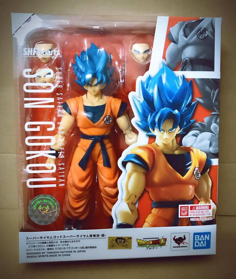 [IN STOCK in HK] S.H.Figuarts Dragon Ball Super Saiyan God Super Saiya ...